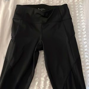 Athleta mesh capri leggings